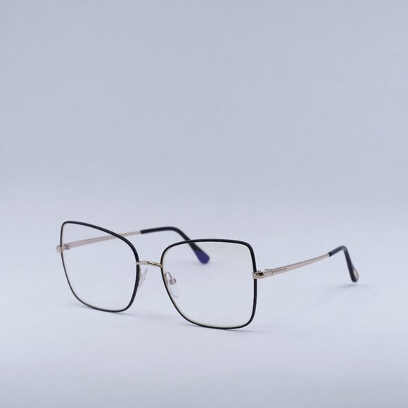 🕶️ New Tom Ford FT5613-B 002 Eyeglasses - Rose Gold/Matte Black Frame - Picture 1 of 10